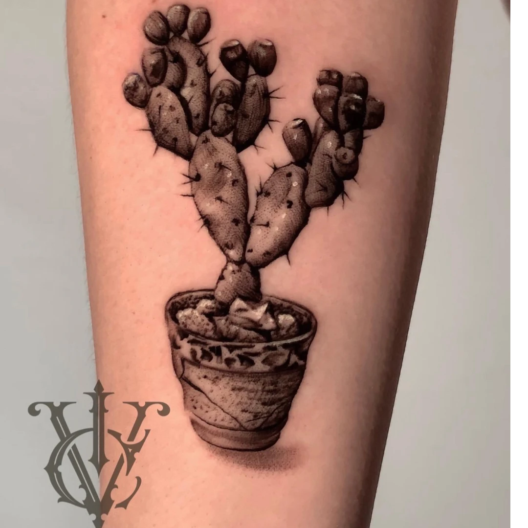 Black and grey tattoo work by Vegas Vic