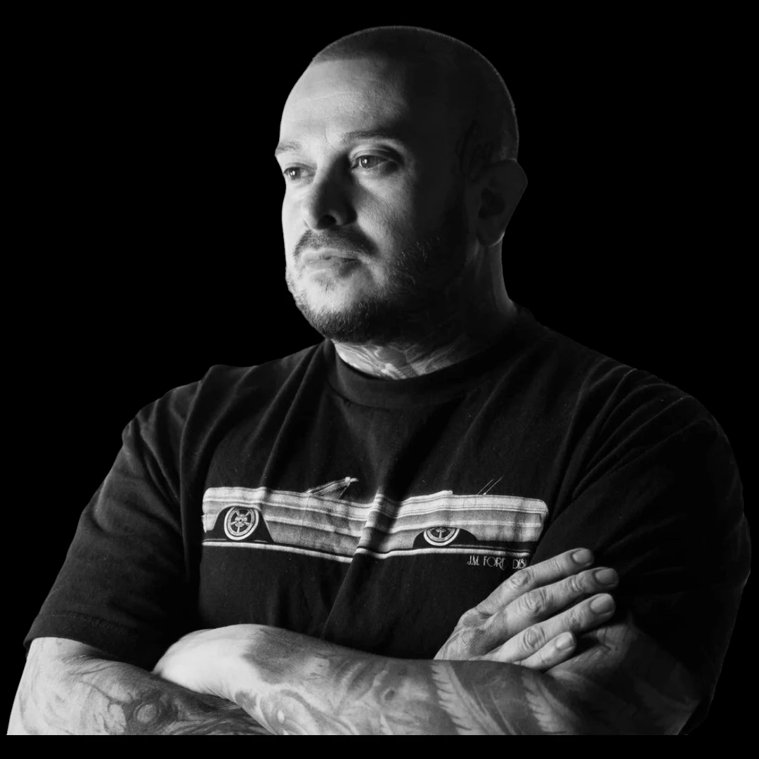 Vic, aka Vegas Vic, tattoo artist